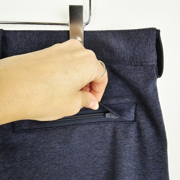 Duluth Trading Co Men's Standard Fit Incog-chinos Heather Navy Blue Pants 34x30 - Picture 8 of 14